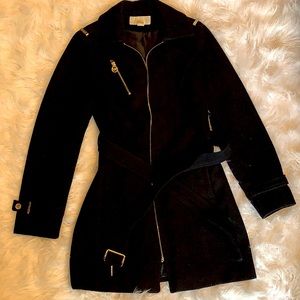 Michael Kors | MK | NAVY BLUE - wool coat blend SIZE 4